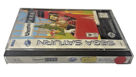 Theme Park (Sega Saturn, 1995) CIB Complete TESTED Bullfrog Classic Simulation