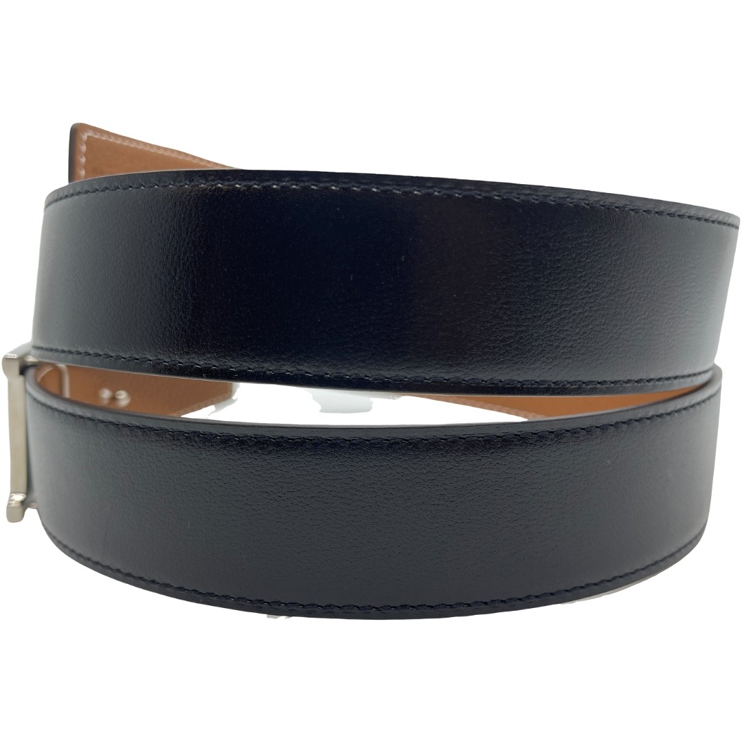 Authentic HERMES Constance Reversible H Belt 85 A… - image 3