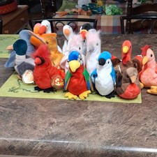 ty beanie babies birds with tags ages 5 each or 70 for all 16