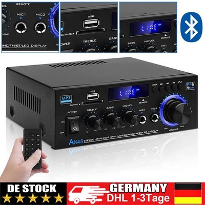 1000W Verstärker Stereo Amplifier HIFI Digital Bluetooth FM USB Vollverstärker