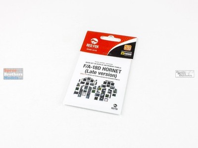 RFSQS32119 1:32 Red Fox Studio Quick Set Acrylic Instrument Panel - F-18D