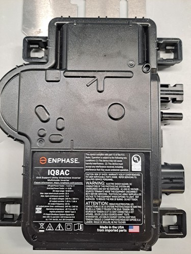 Enphase IQ8AC Microinverter IQ8AC-72-M-US MC4 Wire Connector