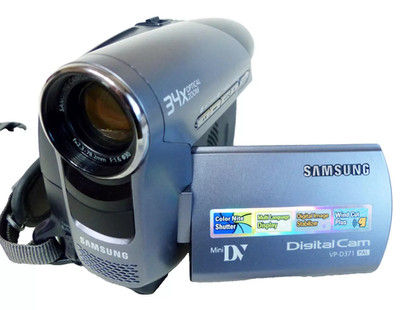 Samsung VP-D371 Mini DV Camcorder 16:9 LCD, Ideal für Digitalisierung, Urlaub