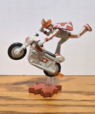 Disney Toy Story 4 Duke Caboom on Motorcycle Mini Figure 2" Tall