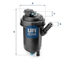 UFI Kraftstofffilter 55.139.00 Filtereinsatz für FIAT CROMA 51753547 Multijet