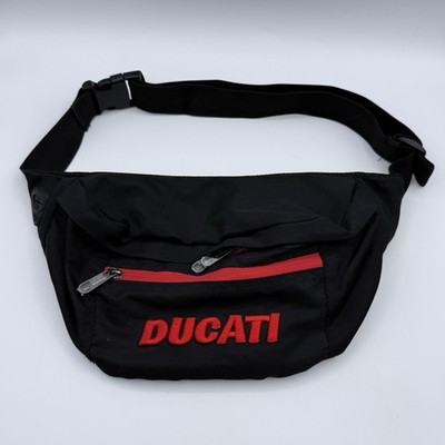 Ducati Waist Bag Red/Black Fanny Pack   Vintage Official Product   Reflective