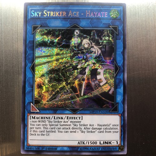 Sky Striker Ace - Hayate MP19-EN109 YuGiOh 2019 Gold Sarcophagus Tin Mega Pack card