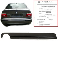 Heckdiffusor Schwarz Sto�stange 520-540i passend f�r BMW 5er E39 mit M-Paket+ABE