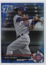2017 Bowman Chrome Prospects Blue Refractor 70th Anniversary Mark Zagunis 1d59