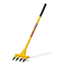 Demolition Fork Pry Wrecking Bar Honey Badger 40 in Long 4-Tine, HB40-B