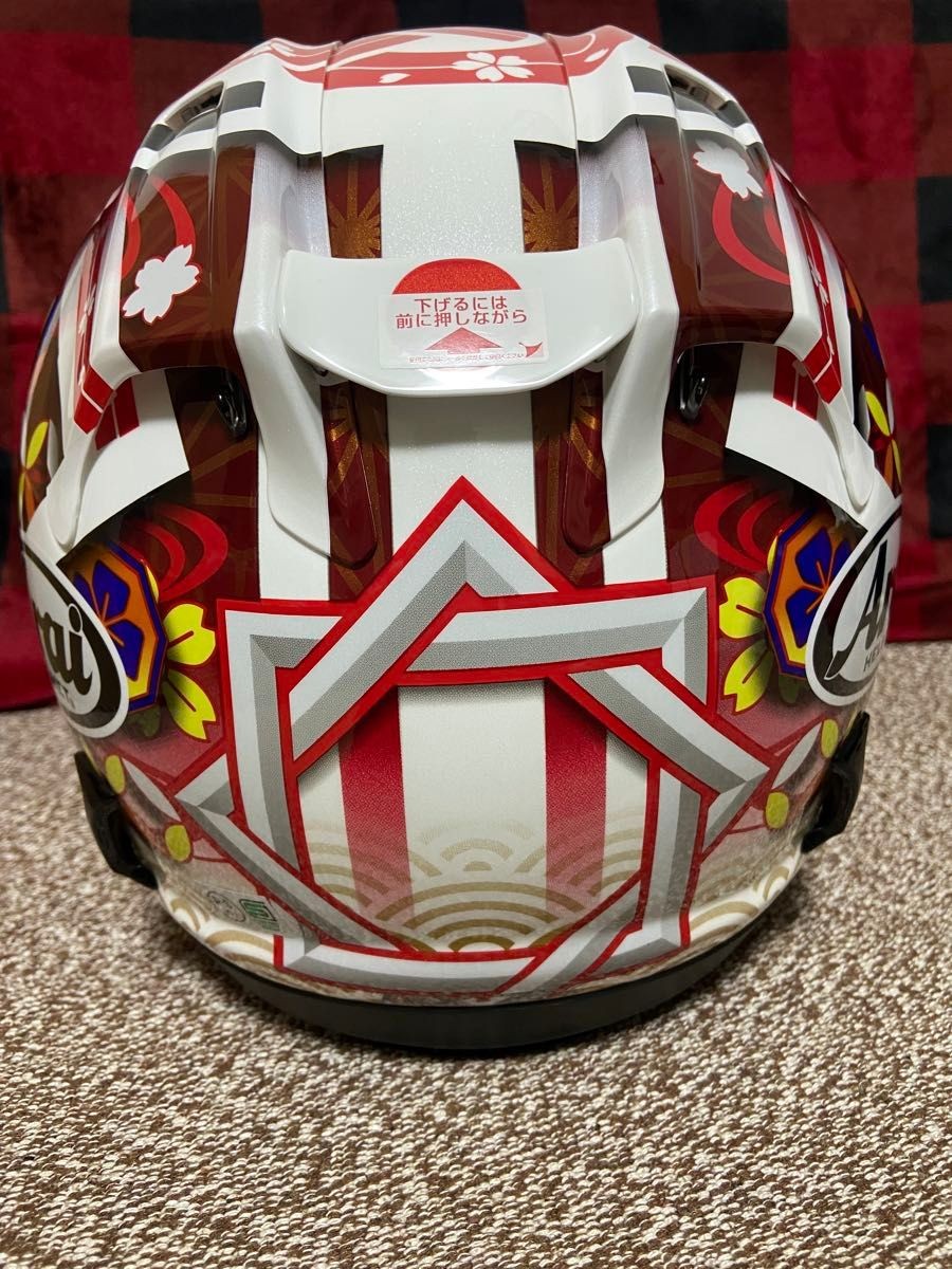 【送料無料】RX7X NAKAGAMI GP3 未使用新品 XL(61-62) Arai RX-7X NAKAGAMI GP3 Full Face Helmet Motorcycle Japan