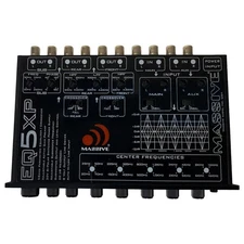 Massive Audio EQ5XP 5 Band Car Audio Parametric Equalizer Crossover