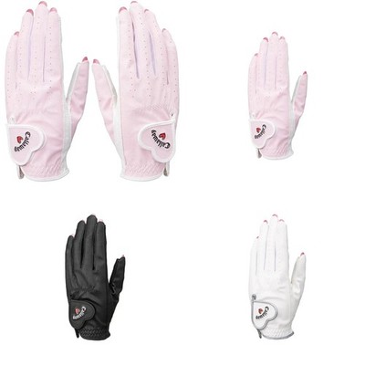 Callaway Golfhandschuhe NAIL DUAL WMS L/M Pink/Schwarz/Weiß Damen Fr Japan
