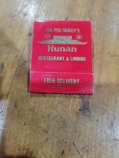 Vintage Hunan Restaurant & Lounge Matchbook L...