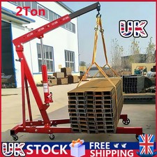2Ton Workshop Engine Crane Engine Hoist Trolley Warehouse Lift Engine JACK Wheel