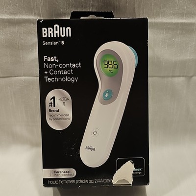 Braun Sensian 5 Forehead Thermometer Infrared Touchless/Contact MPN BNT300USV1