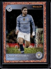 2024-25 Topps Merlin Chrome UEFA Omar Marmoush Rose Gold Speckle Refractor #/250