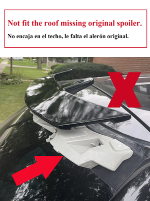 Universal For Mazda CX-9 2007-2015 Rear Tailgate Roof Spoiler Wing