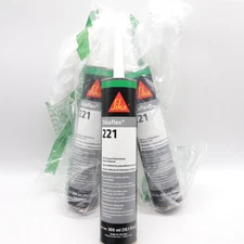 Sika Sikaflex-221 White multi-purpose sealant/adhesive Lot Of 3 New 