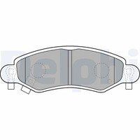 Delphi LP1500 Bremsbelagsatz, Scheibenbremse FüR Opel Suzuki