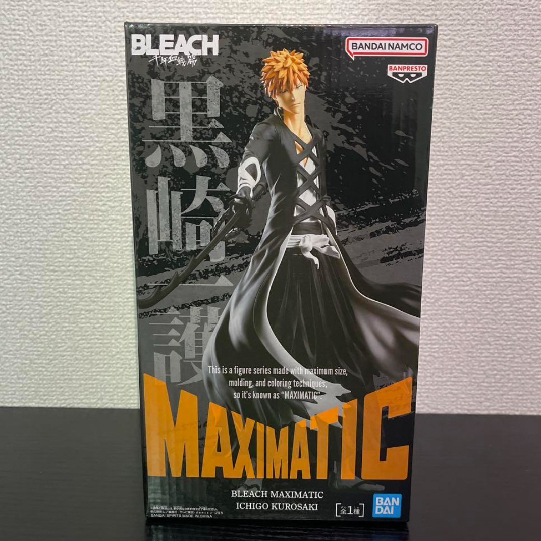 Bandai BLEACH MAXIMATIC ICHIGO KUROSAKI Toy Figure 9.8in