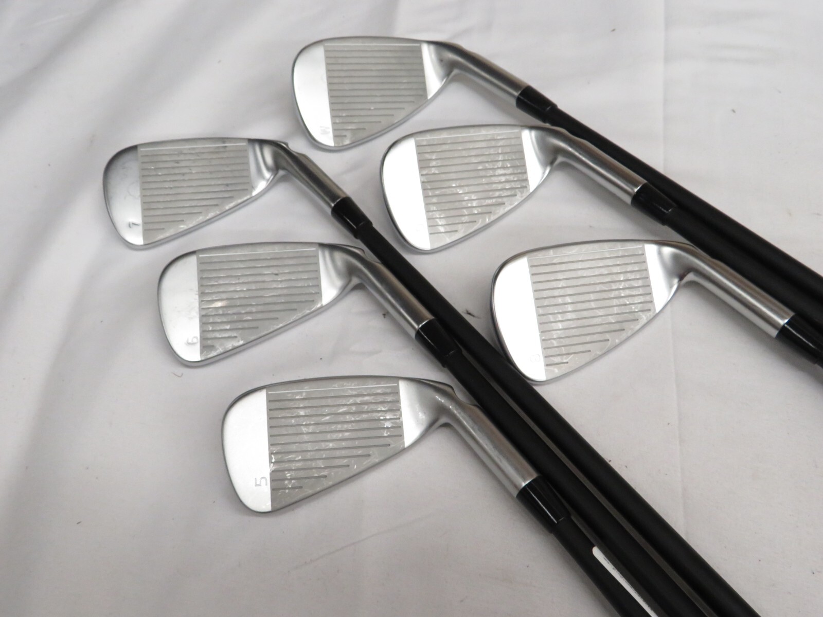 Used LH Ping G430 Black Dot Iron Set 5PW Alta CB Regular Flex Graphite