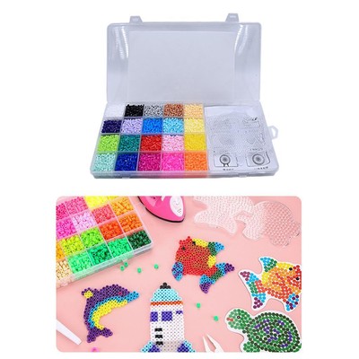Hama Beads Kinder Geschenk Bunt mit Box 20 Farben Fuse Beads Kit für Kinder