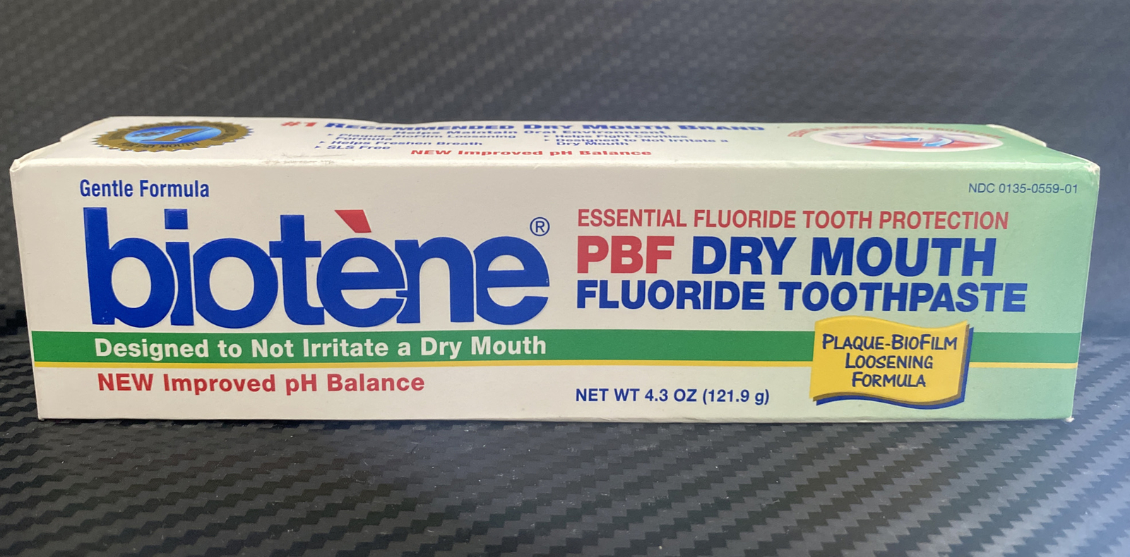 COLLECTIBLE! ONE Biotene PBF Dry Mouth Flouride Toothpaste. Exp 2015