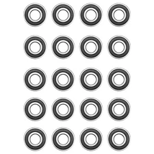 606 2RS (20Pcs) Ball Bearing Double Shielded Deep Groove Ball Bearings