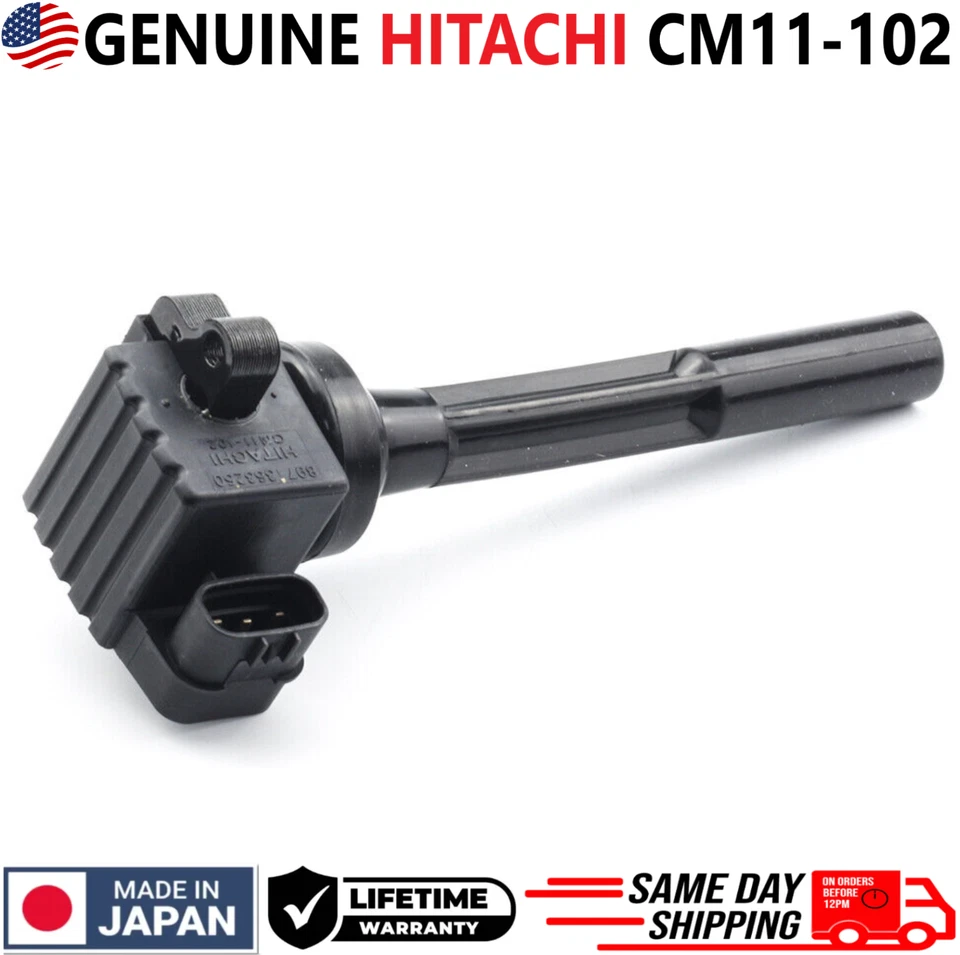 Катушка зажигания HITACHI x1 для 1998-2001 Isuzu Honda Acura 3,2 л 3,6 л V6, CM11-102 - Изображение 2 из 4