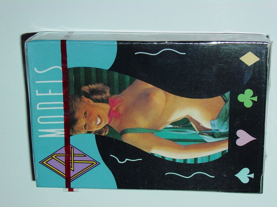 MODELS 1980's NUDE COLOUR PLAYING CARDS VINTAGE 54 CARD DECK -SEALED