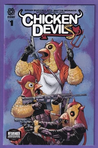 Chicken Devils #1 Aftershock Comics Ambassador Exclusive Variant SEE PICS