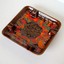 Funky-Polychrome-Square-Ashtray-in-Earth-Red-Orange-amp-Green-Glazes-c-1970s