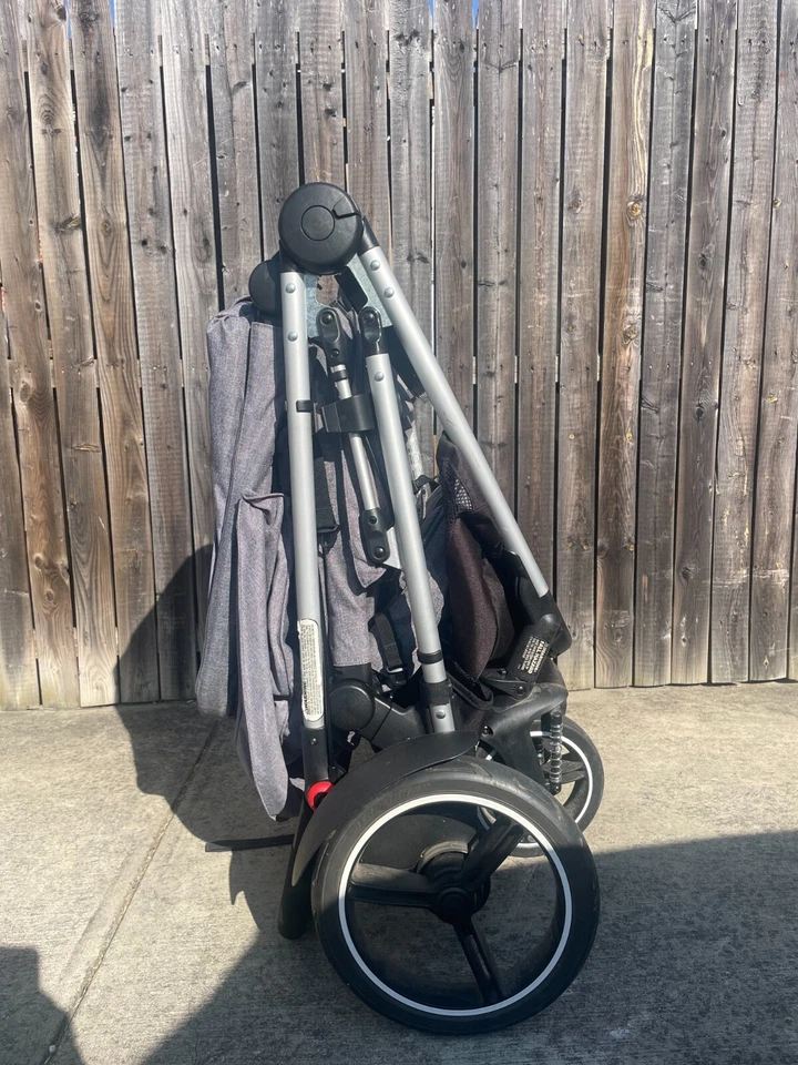 Cochecito Phil & Teds Voyager y kit doble gris jaspeado. Usado, en muy buen estado Foto 4 de 4