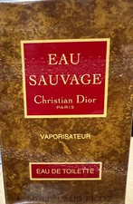 EAU SAUVAGE BY DIOR 1.7 OZ SPRAY VINTAGE discontinued rare no cello