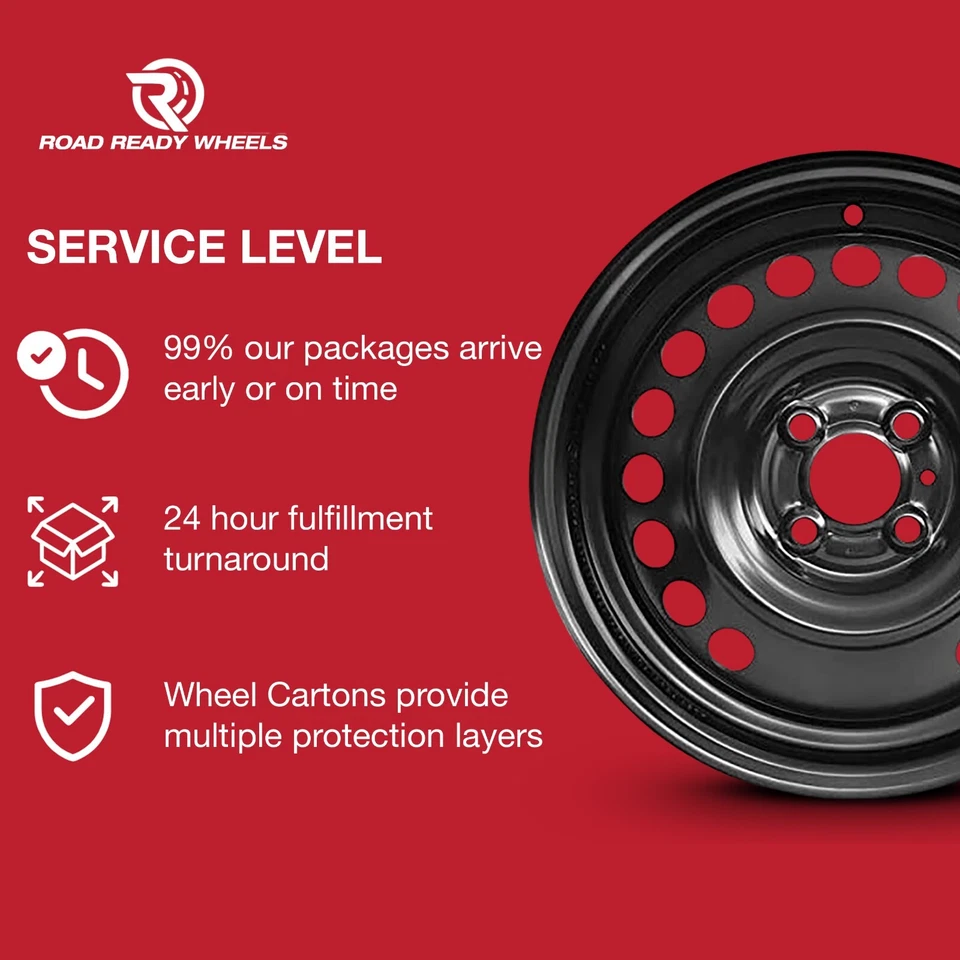 Rueda nueva para Dodge Ram C/V Tradesman 2012-2015 llanta de acero negra pintada de 16 pulgadas Foto 4 de 4