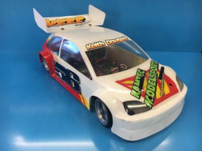 Hot Rod 2 Liter RC Kit Rennfahrwerk SCHWARZ GFK Kamtec Classic