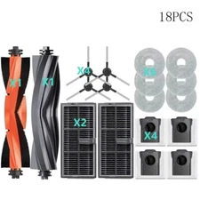 Brush Filter Mop Dust Bag For Dreame L10s Pro Ultra Heat/X40 Ultra /X30 Ultra