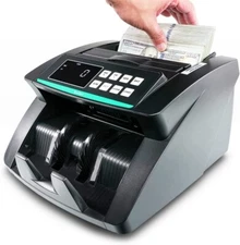 Money Cash Counter Machine 1500 Bills per min Advanced Counterfeit Detection