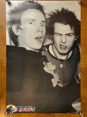 Sex Pistols Johnny & Sid / 1990s Vintage Oliver Books Official