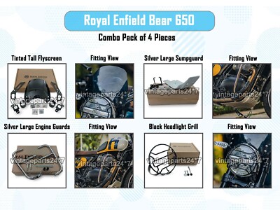 Echtes Royal Enfield Bear 650 ''4-teiliges Zubehör-Kombipaket CP-14