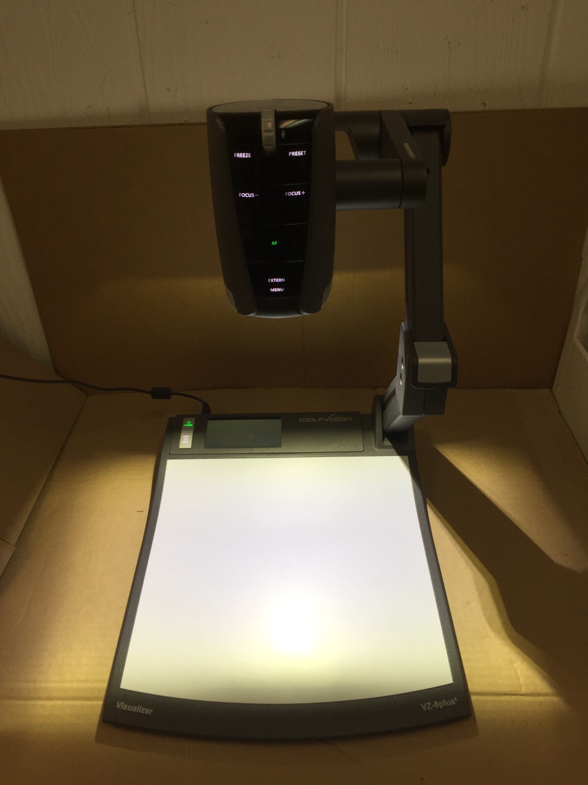 WolfVision VZ-8Plus4 Desktop 1080p Document Camera Visualizer W/Bundle Excellent