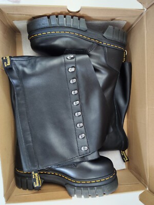 Dr Martens Audrick 22i XTRM platform black boots double quad sole