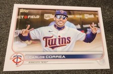 *2022 TOPPS UPDATE SERIES*#US39*CARLOS CORREA*SP*IMAGE VARIATION*TWINS*NRMT* 