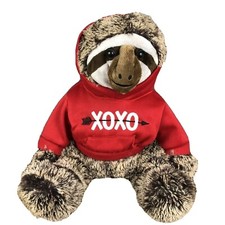 Dan Dee Collector s Choice Sloth Toy XOXO Hoodie 17" Plush Stuffed Animal Doll