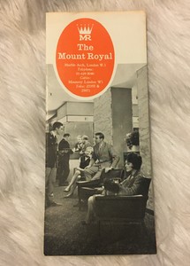 Vintage Mount Royal Grand Metropolitan Hotel Marble Arch ...