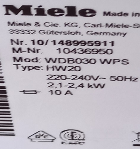 Miele Waschmaschine Ersatzteile