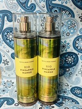 2 NEW BATH  BODY WORKS Rio Pineapple Mango Body MIst, 8 oz
