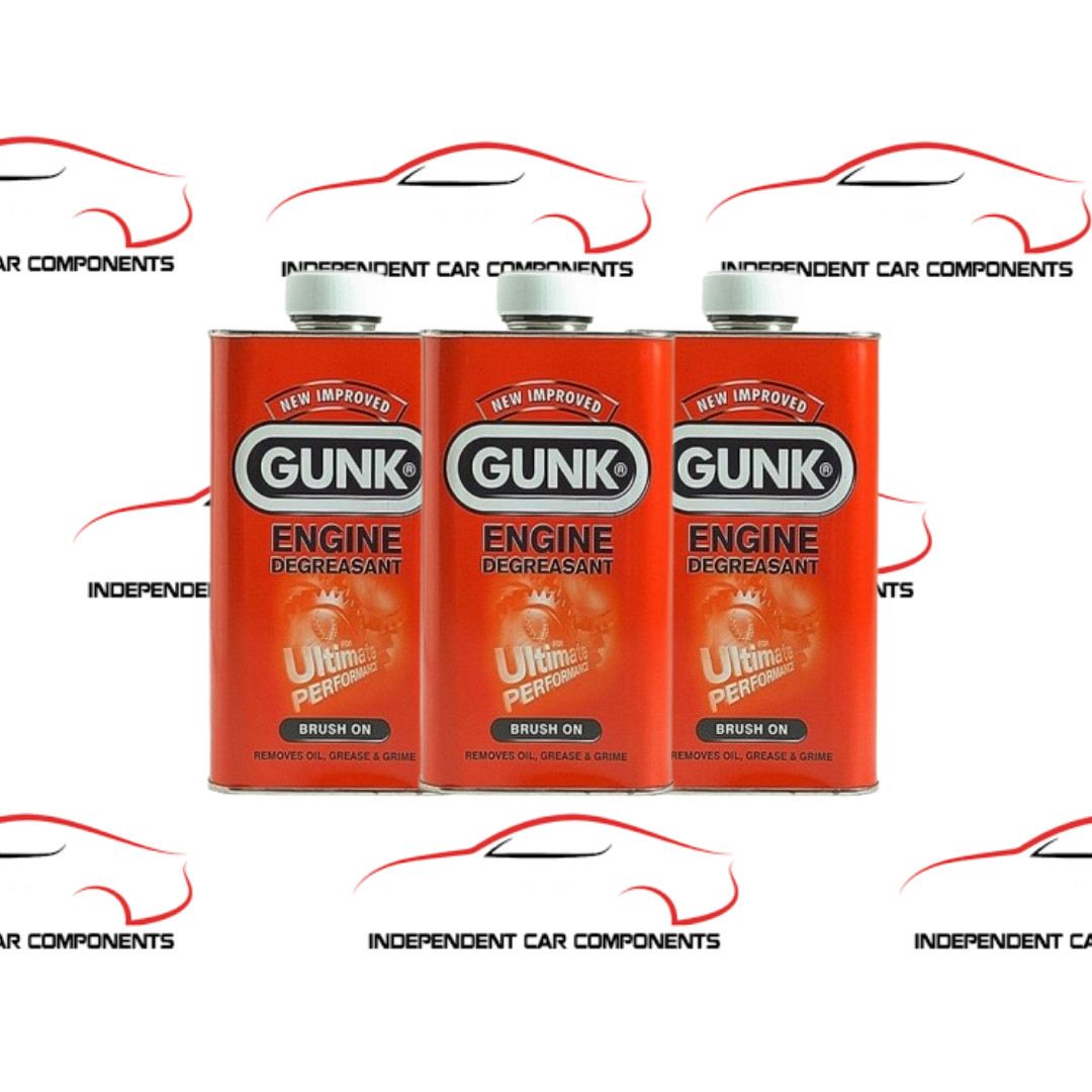 3 x 1L LITRE GUNK BRUSH ON ENGINE DEGREASANT CAR VAN DEGREASER REMOVER CLEANER