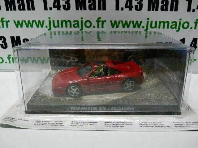 JB10 voiture 1/43 IXO 007 JAMES BOND : FERRARI F355 GTS - Photo 3/3